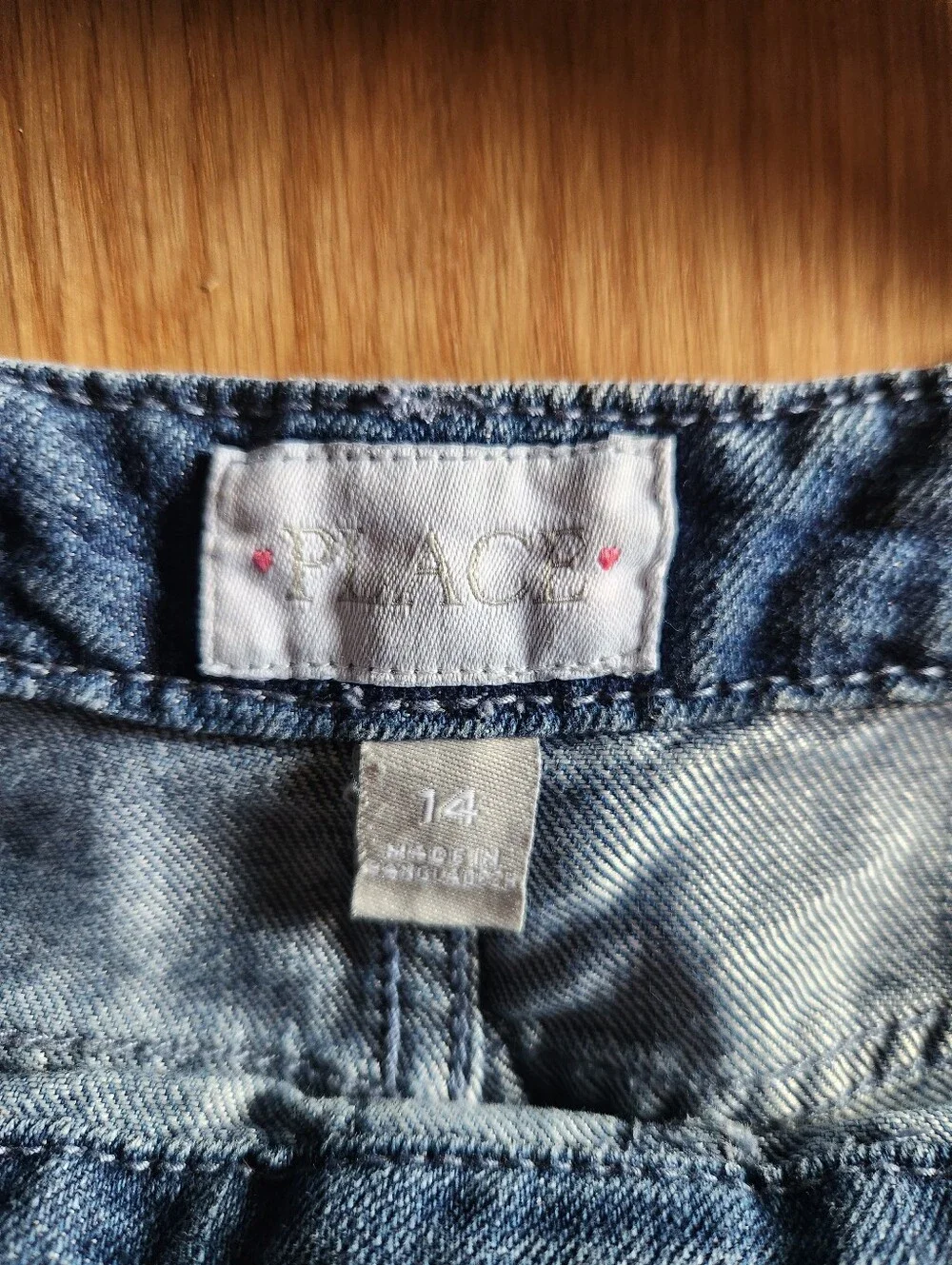 Childrens Place Blue Denim Kids Overalls with Patch Details 14